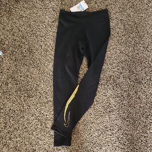 Kids Black and Yellow Leggings